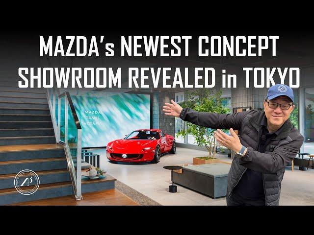 REVEALED FOR THE FIRST TIME: MAZDA's NEWEST INNOVATION SHOWROOM in TOKYO!