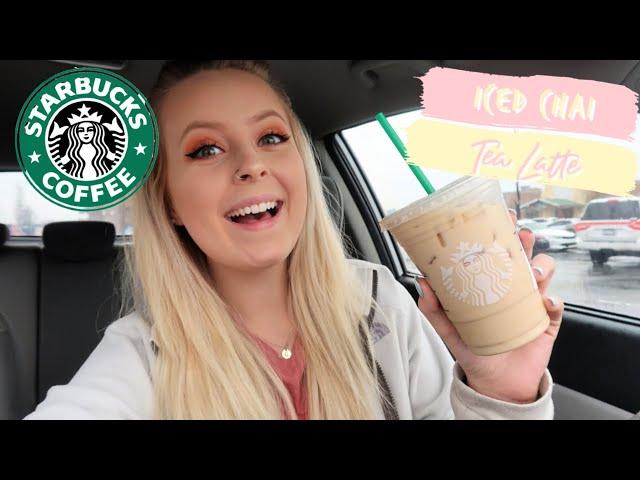 ICED CHAI TEA LATTE || STARBUCKS || FIRST IMPRESSION