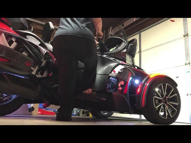 RLS Exhaust in Can Am Spyder RT