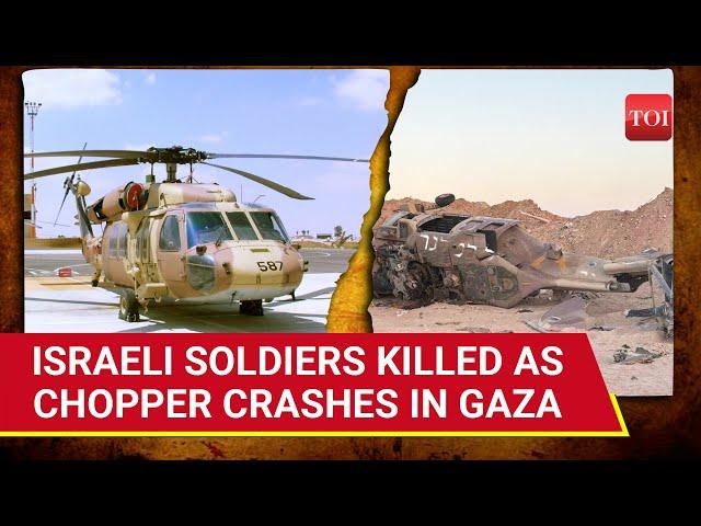 Israeli Soldiers Killed, 8 Injured As Helicopter Crashes Moments Before Landing In Gaza's Rafah