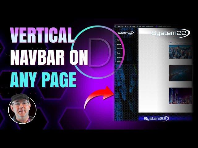 Divi Theme Add A VERTICAL MENU To Any Page 