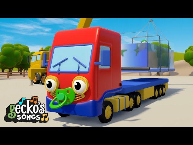 Baby Truck Vs Baby Shark Song｜Gecko's Garage Songs｜Kids Songs｜Trucks for Kids