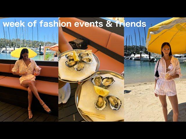 fashion events, friends & food | week in my life