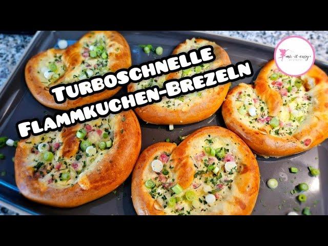  Unfassbar leckere  FLAMMKUCHEN-BREZELN  Partysnack  Thermomix