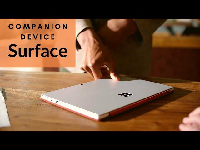 Microsoft Surface as a Companion Device