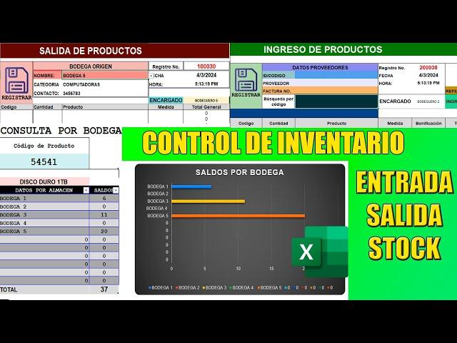 ¡Plantilla de inventario 2025  de Excel gratuita para su negocio!