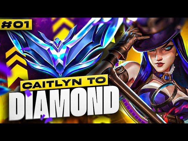 How to play Caitlyn in low Elo - Caitlyn Unranked to Diamond #1 | Caitlyn ADC Gameplay Guide