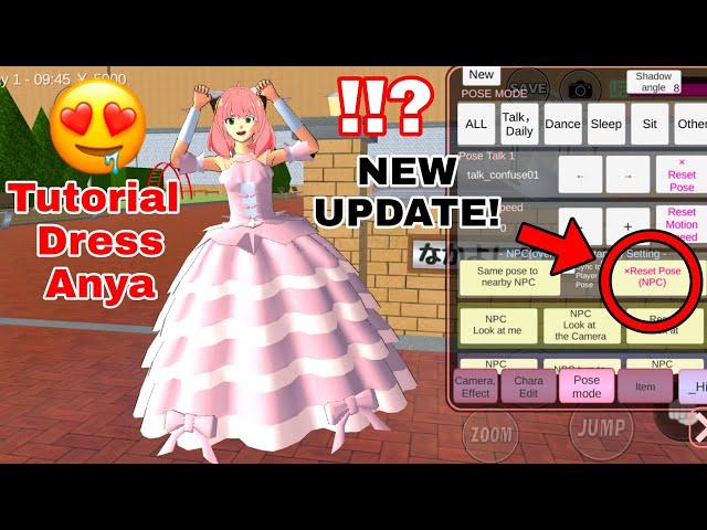 يوجد فستان انيا في تحديث جديد ساكورا سكول There's Anya Dress in New Update Sakura School Simulator