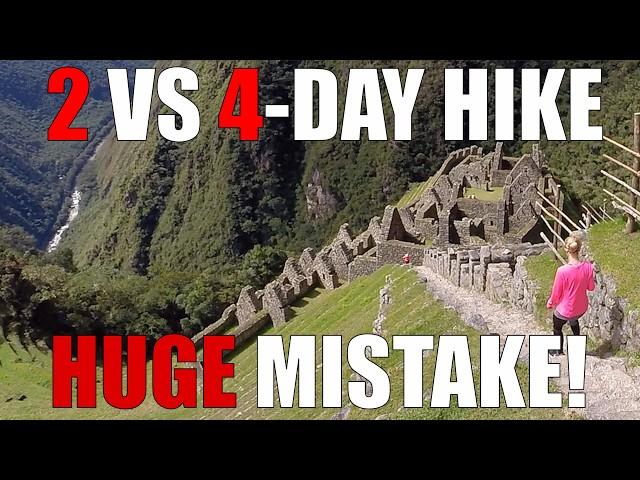 2 Day Inca Trail Hike to Machu Picchu. Tips and Fun Vlog.