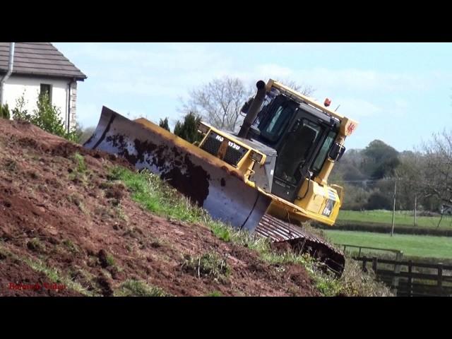 Komatsu Dozer Preparing Ground