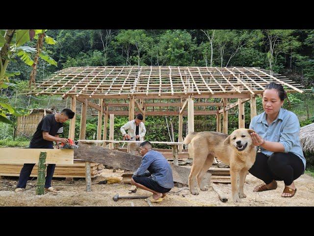 Complete The Roof Frame - Make Crispy Rice Cracker Enjoy Together - Animal Farm