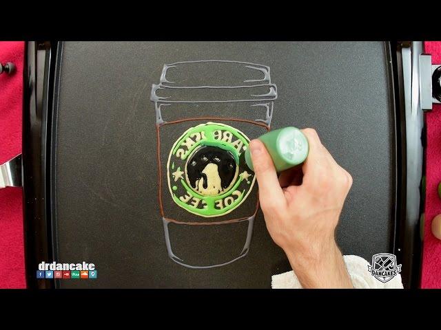 Starbucks Pancake Art