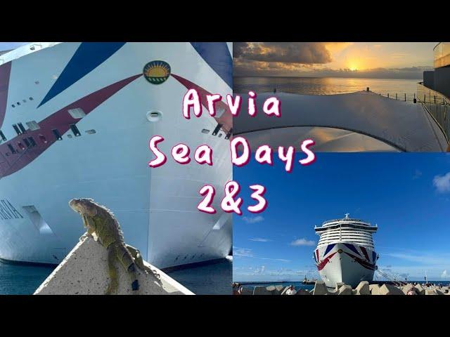 P&O Ariva | SEA DAYS 2&3 | Olive Grove | Headliners Theatre | Transatlantic Crossing