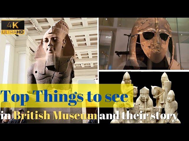 10 Must Sees Treasures in British Museum and the story behind | virtual Museum Tour | Masterpiece 4K