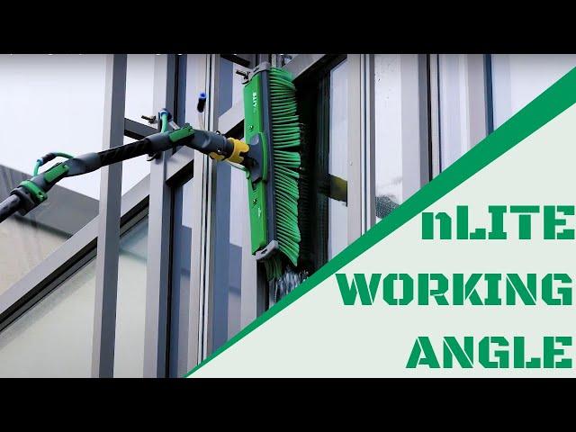 UNGER nLITE water fed pole angle | Optimum working angle for every challenge