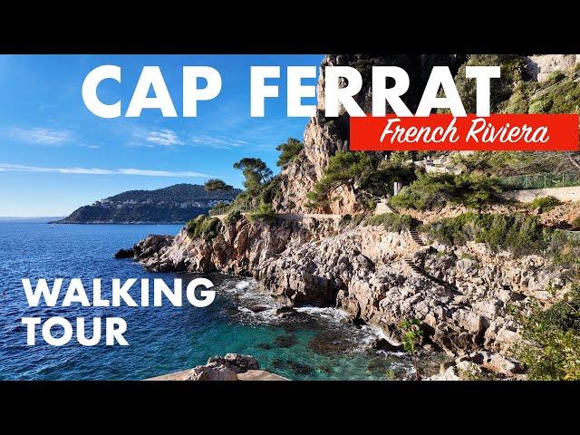 Nice, France. Absolute Best Coastal Walk: Cap Ferrat, French Riviera. Walking Tour (Part 1).