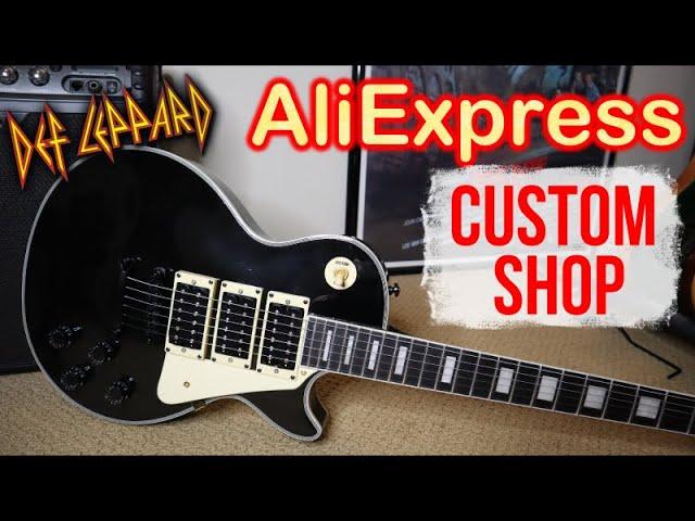 Custom "Gibson" Les Paul Def Leppard Steve Clark Edition - My best AliExpress guitar yet? #chibson