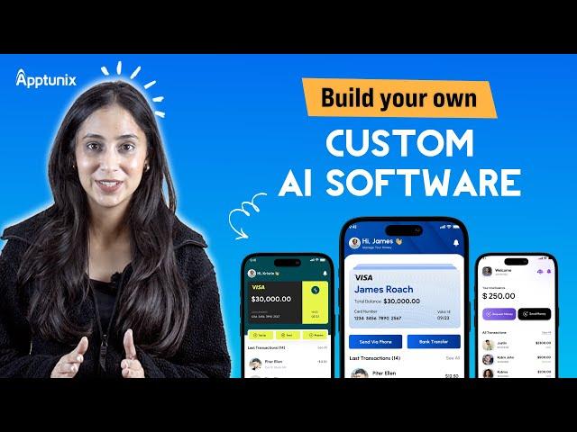 Build your own Custom AI Software | Artificial Intelligence (AI) Development Services by Apptunix