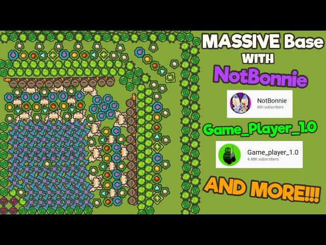 Taming.io MASSIVE Base With NotBonnie, Game_Player_1.0, and MORE