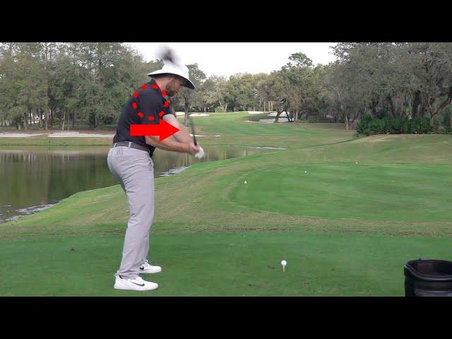 Correct Right Shoulder action in the golfswing