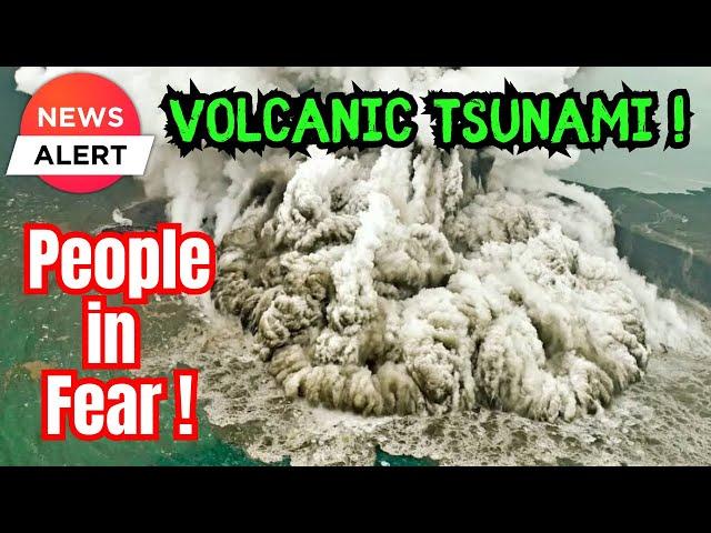 Ring of Fire Creates Perfect Storm for Catastrophe ! MEGA Tsunami Fears Rise After Volcanic Eruption