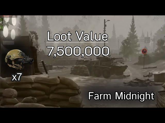 Thermal Hunt at Midnight Farm | 7.5 Mil in One Arena Breakout Match!