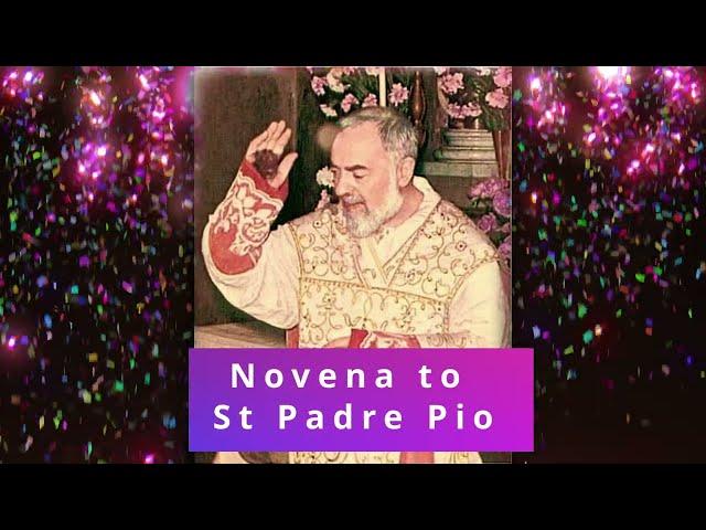 Day 1  -Novena for the Feast of Padre Pio