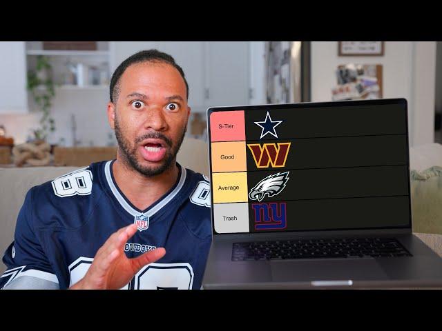 NFC East Tier List: Offense