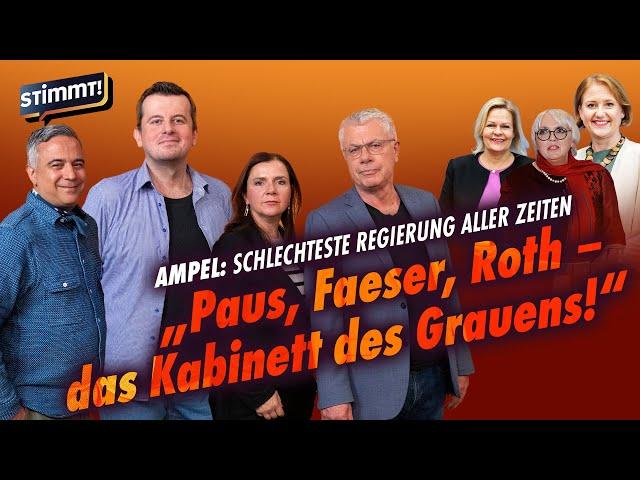 Stimmt! - 06.05. 2024 | Gewalt gegen Politiker, Links-CDU, Humor-Dürre | Mit Kelle, Fis, Mohr, Erken