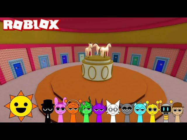 Sprunki Mr Sun Plays Squid Game 2 Mingle Tower Obby in ROBLOX | Incredibox Sprunki