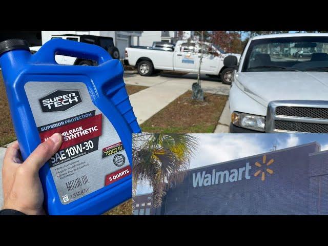 Why I use WAL MART brand Supertech oil in all of my trucks! (Secret life hack)