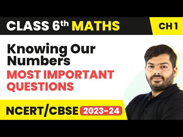 Knowing Our Numbers - Most Important Questions | Class 6 Maths Chapter 1