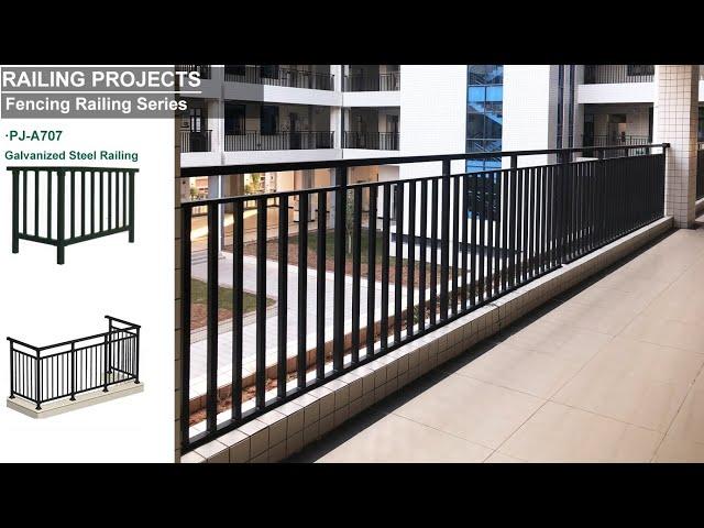 Galvanized Steel Railing Display