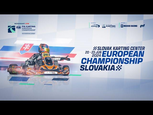 FIA Karting European Championship OK/Junior/Academy Round 3 Slovak Karting Center/Slovakia (Sunday)