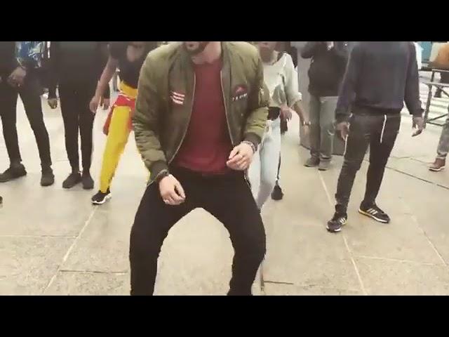 White Man Masters The African Dance #Fire 