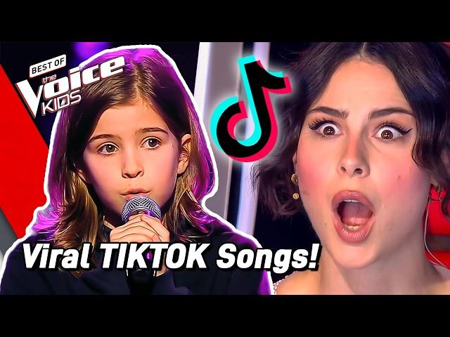 The BEST TIKTOK Song Covers on The Voice Kids 