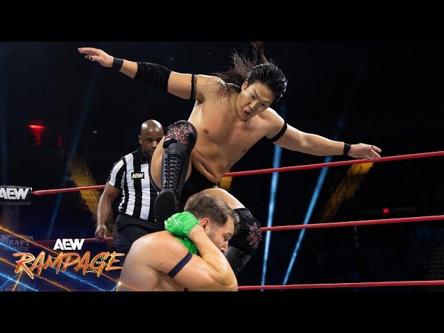 Don Callis Family’s “Alpha”, Konosuke Takeshita, clashes with Angelico! | 9/27/24, AEW Rampage