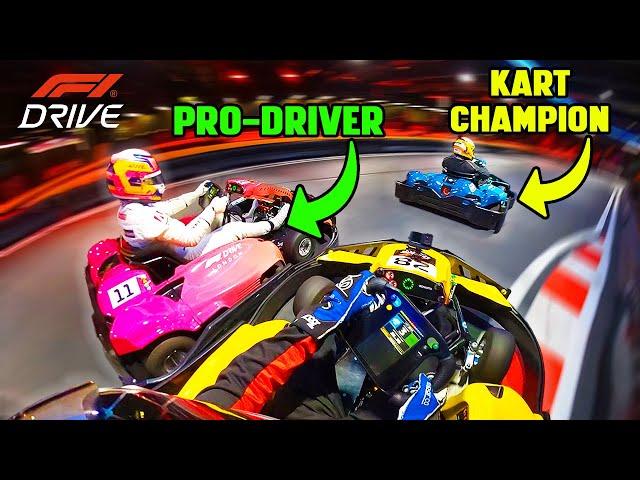 Racing at F1’s KART Track with PRO Drivers (can I win?)