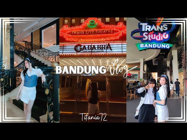 [VLOG] 3 Days at Bandung  ~ Trans Studio , Cihampelas , PVJ || Tifania72