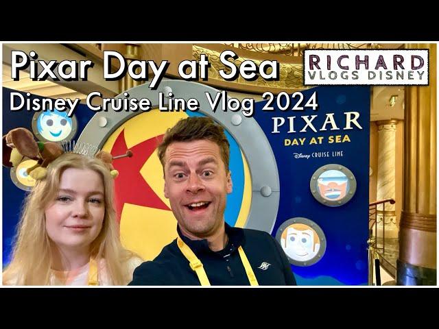 Disney Cruise Line Vlog - Disney Fantasy - Pixar Day at Sea and Merchandise Tour