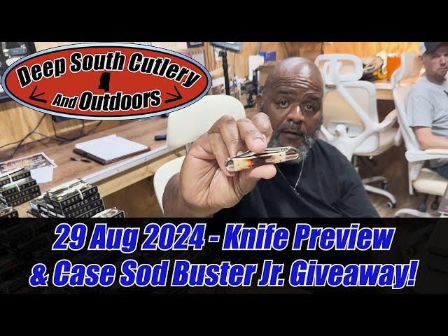 29 Aug 2024 - Knife Preview & Giveaway! Bear & Son, Case, Buck, Cobratec, GEC, Win a Sod Buster Jr.