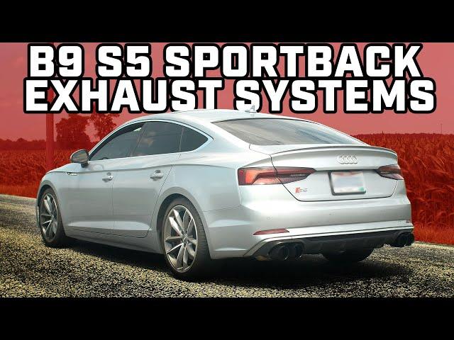 Audi B9 S5 Sportback Valved Exhaust Systems Sounds | ECS Tuning