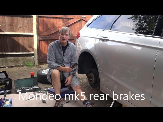 Mondeo mk5 rear brakes service