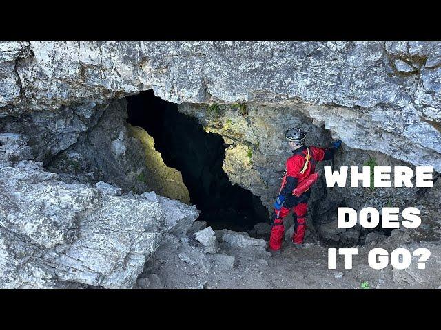 180 Foot Rappel Underground - Polygamy Cave