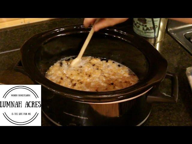 How We Render Lard in a CrockPot