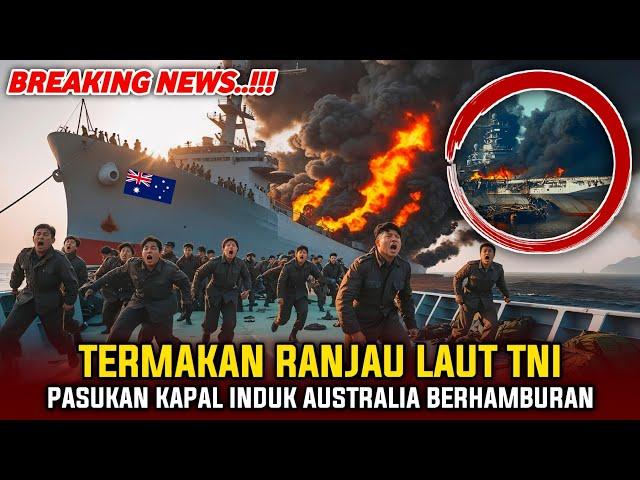  DENTUMAN KERAS !! KAPAL INDUK AUSTRALIA TERMAKAN RANJAU LAUT TNI-RUSIA DI INDO-PASIFIK