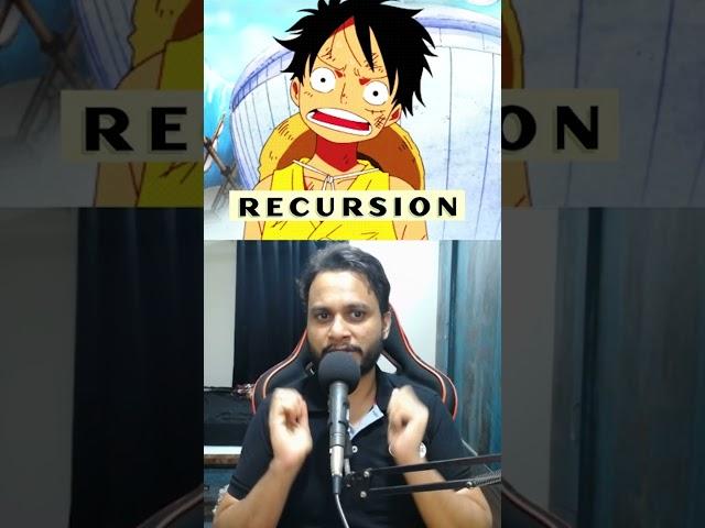 This is how I mastered recursion #3289 #techdose #recurison #shorts #learn #shorts