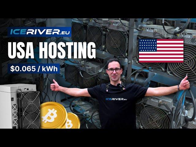  BEST USA HOSTING CENTER - IceRiver EU Asic Crypto Mining