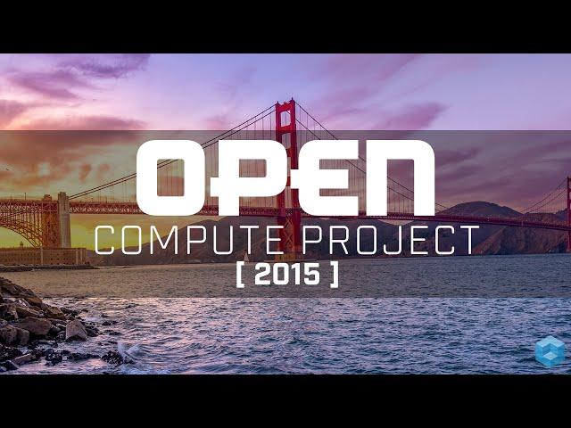 Intro | Open Compute Project Summit 2015
