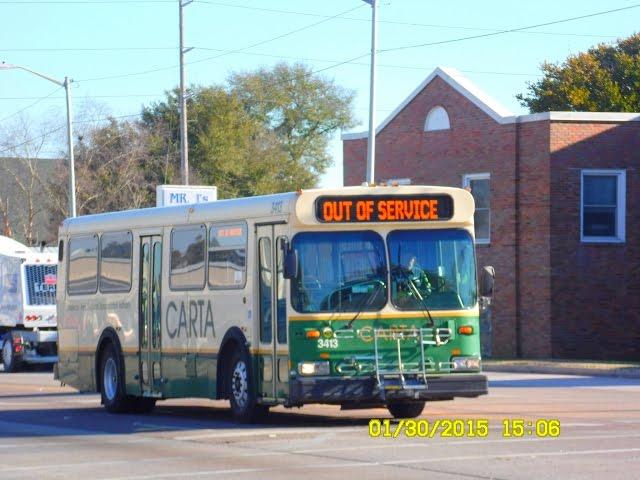 CARTA: Bus Observations - New Flyer D35HFs (January 2015)